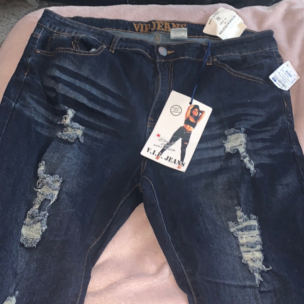 Ripped jeans!
